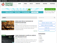 Tablet Screenshot of dinheiroonline.net